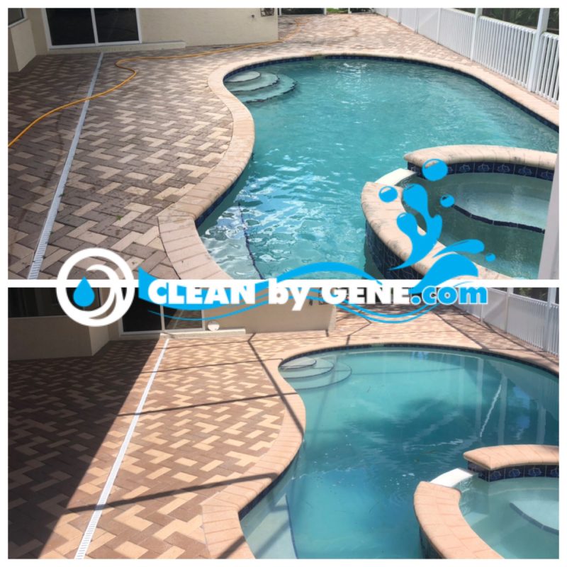 softwash pool deck cleaning